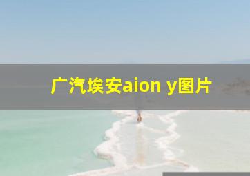 广汽埃安aion y图片